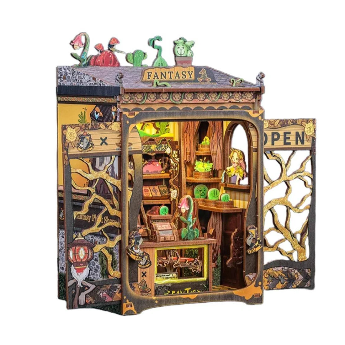 Mila Q ™ Fantacy Plant Shop DIY Book Nook Kit